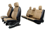 2021+ Ford F150 Super Duty Seats Set, Crew Cab Lariat Leather Baja Tan Heat Cool