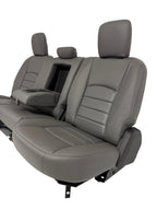 2009 - 2018 Dodge Ram Seats Set Crew Cab, Alea Gray Leather w/ OEM Power Driver