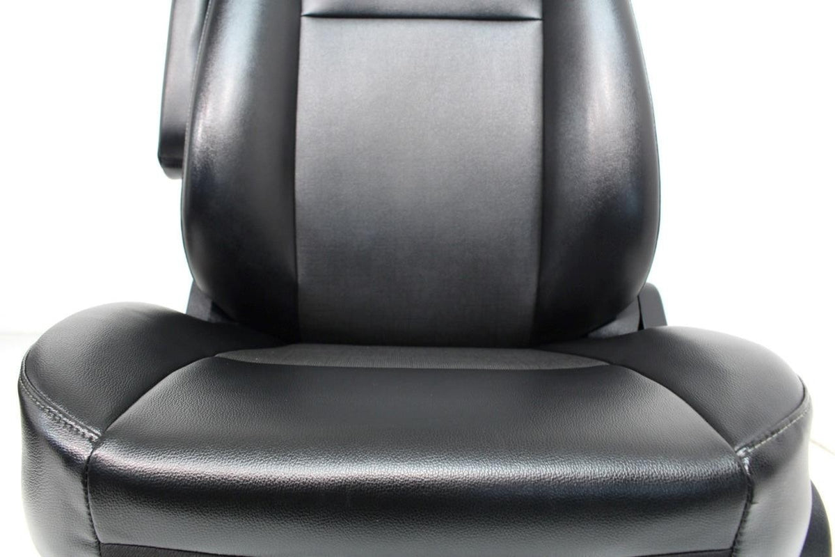 2015 - 2026 Ford Transit Seats, Black Charcoal Vinyl, Manual w/ Armrest OEM