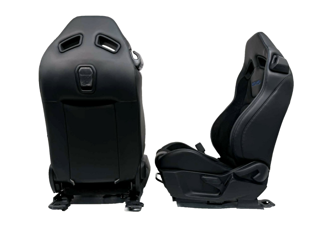 2015 - 2026 Ford Mustang Dark Horse RECARO Seats, Dinamica Black Suede & Indigo