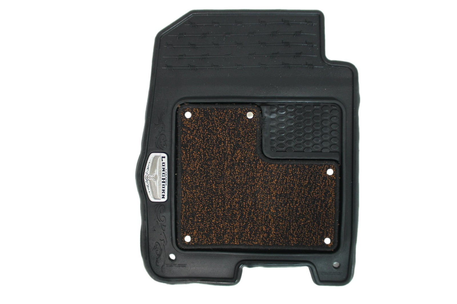 13-18 Ram 1500 2500 3500 Crew Cab OEM Limited Longhorn Hybrid Floor Mats, Brown