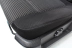 2009 - 2014 Ford F150 Front Seats, XL Black Gray Two-Tone Cloth, w/ Lumbar