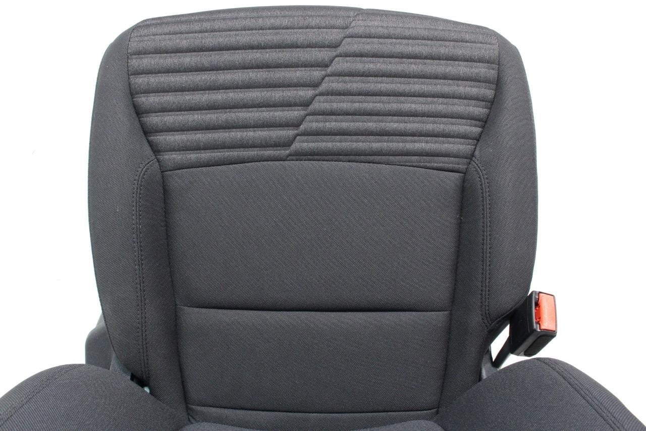 2015 - 2026 Ford F150 & Super Duty Seats, STX Black Cloth Manual w/ Lumbar