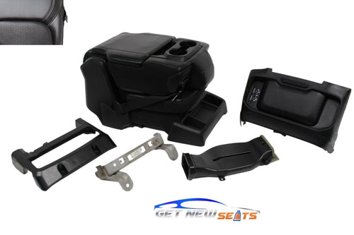 2019 - 2025 Ram 1500 Center Jumpseat, Laramie Black Leather w Dash Trim Brackets