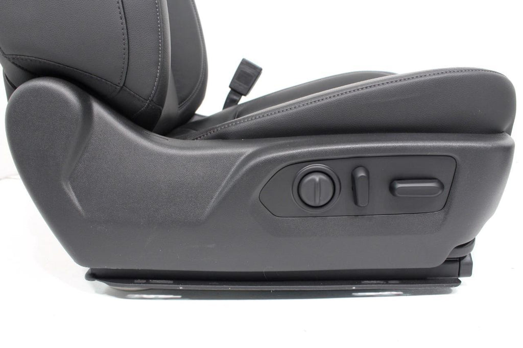 19-22 Silverado Sierra Heated Cooled Black Leather Seats Front & Rear Set OEM