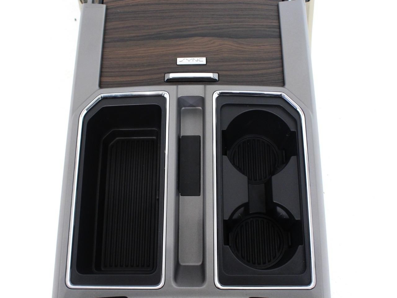 15-22 Ford Truck Center Console & Install Kit w/o Shifter - Tan Leather Lariat