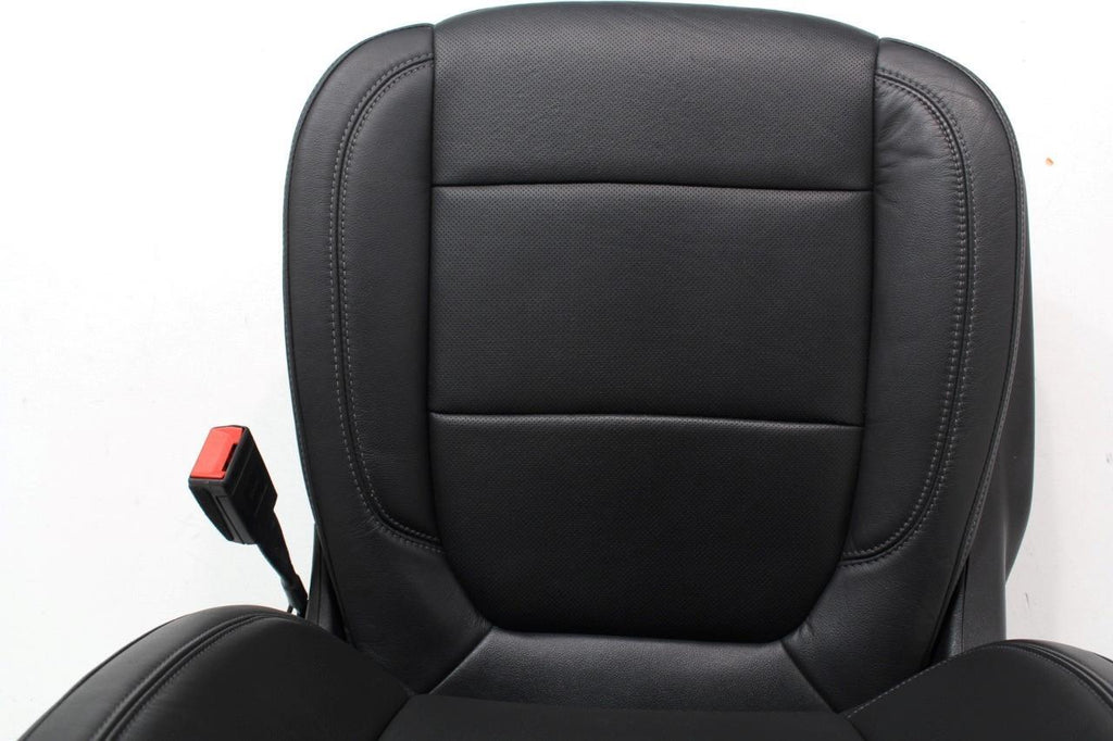19-22 Silverado Sierra Heated Cooled Black Leather Seats Front & Rear Set OEM