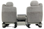 1999 - 2006 GM Sierra Silverado Front Seats, Manual Gray Cloth 40-20-40 w/ Entry
