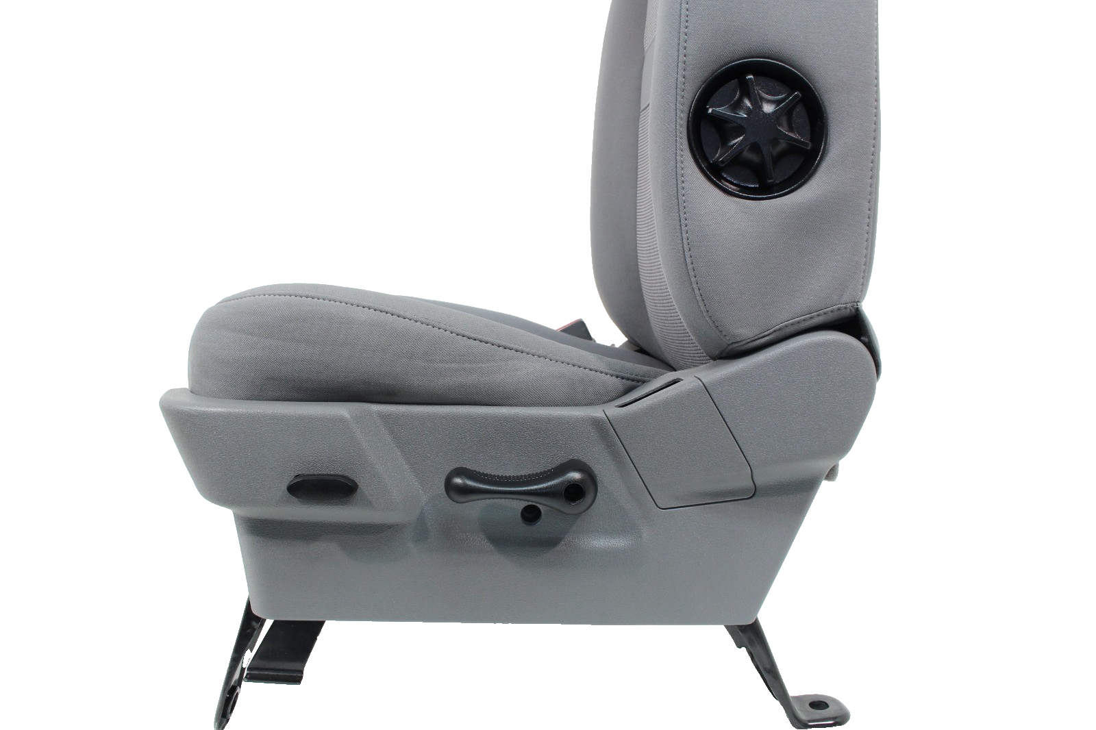 2006 - 2009 Dodge Ram Powered Drivers Seat, OEM YES Slate Gray Cloth w/ Lumbar