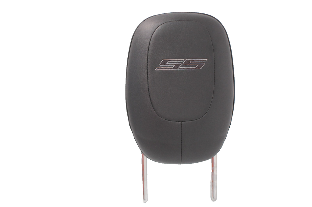 2010 - 2015 Chevrolet Camaro Front Seat Headrest , SS Black Leather, Mint Used