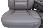 1995-2000 Tahoe Sierra Silverado Seats 60-40 Bench Gray Leather Power w/ Folding