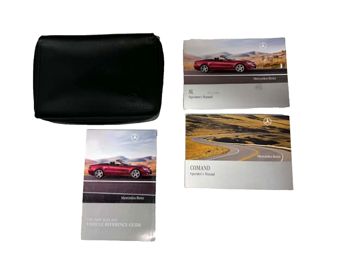 2009 Mercedes Benz SL SL500 SL600 SL63 SL65 AMG Owner Operator Manual Set