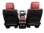 2009-2014 Ford F150 Limited Interior, OEM Red Leather Seats Console Door Panels