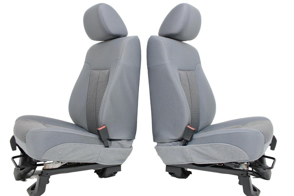 2011 - 2016 Ford Super Duty Front Seats, XL Gray Cloth Manual Fits 99+ F250 F350