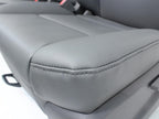 2014 - 2019 Sierra Chevy Silverado Front Seats Set, Work Truck Bench Gray Vinyl