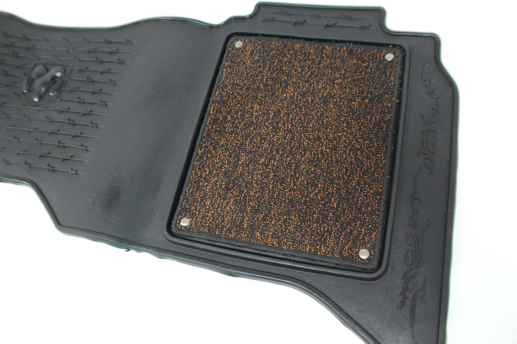 13-18 Ram 1500 2500 3500 Crew Cab OEM Limited Longhorn Hybrid Floor Mats, Brown