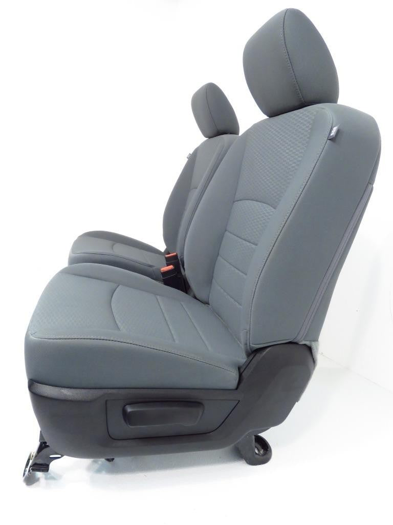 2009 - 2018 Dodge Ram Front Bucket Seats, Diesel Gray Cloth Manual, Fits 02-08!