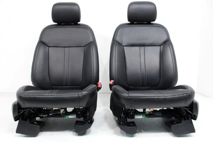98-10 Ford Ranger FX4 Crew Cab Leather Seats Front Rear Bench Set Blackc