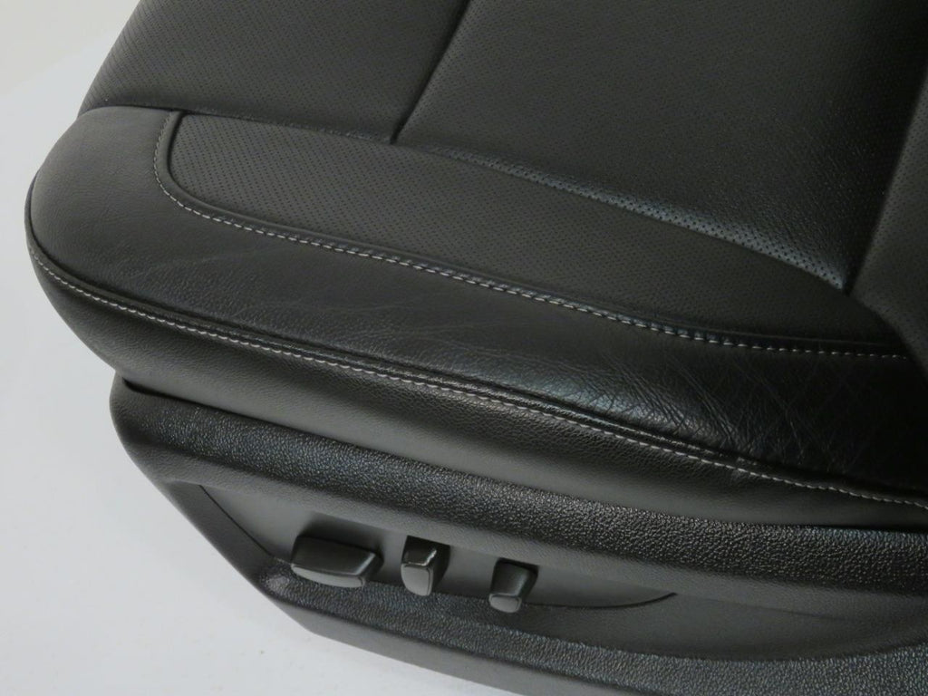 2014-2019 Sierra Chevy Silverado Front Seats, LTZ Black Leather, Heated Cooled
