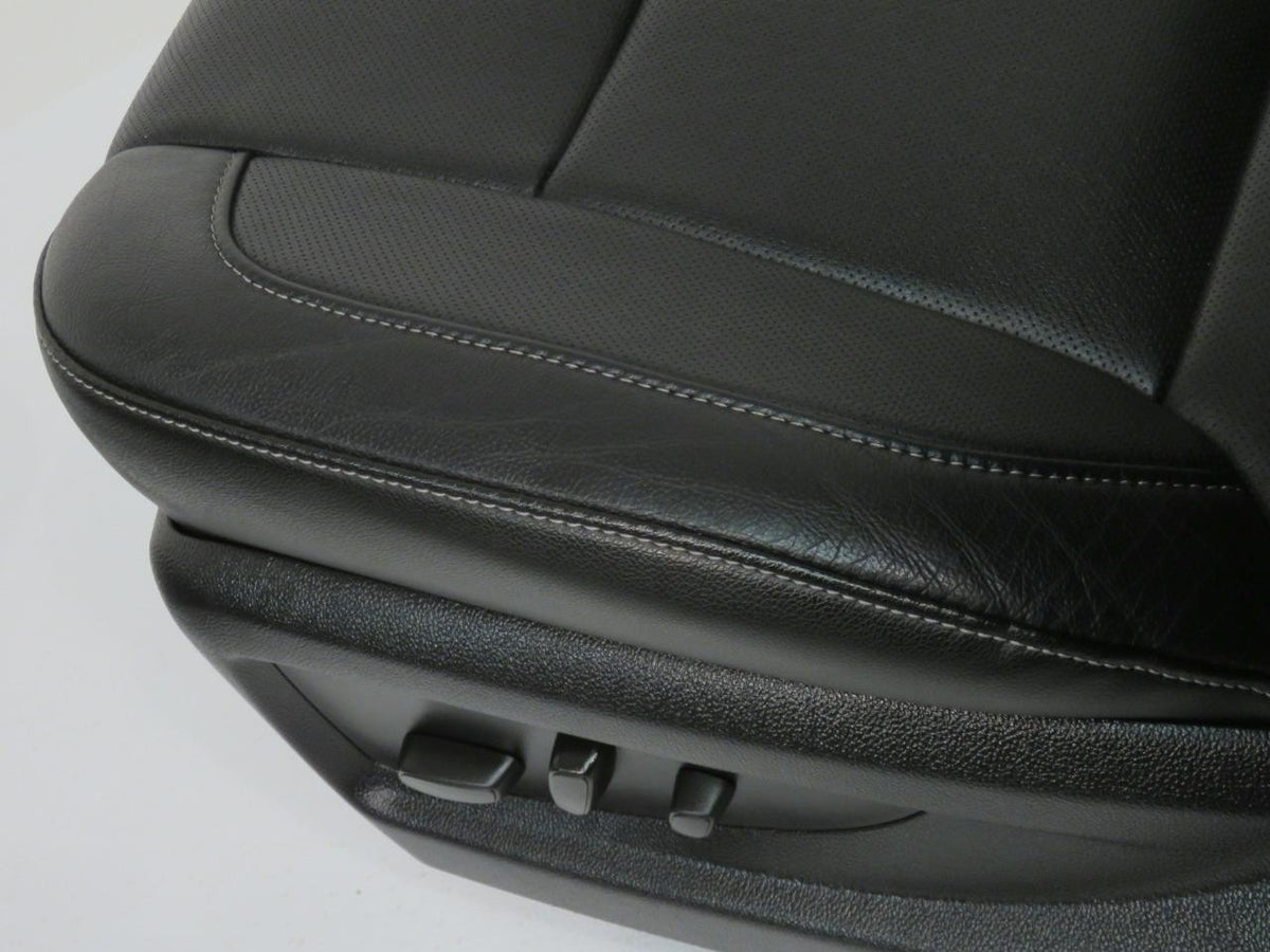 2014-2019 Sierra Chevy Silverado Front Seats, LTZ Black Leather, Heated Cooled