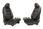 2015 - 2022 Chevy Colorado Seats Set – ZR2 Crew Cab Black Leather Power Heat