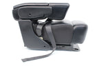 2004 - 2008 Ford F150 Center Jump Seat, OEM Lariat Black Leather Folding Console