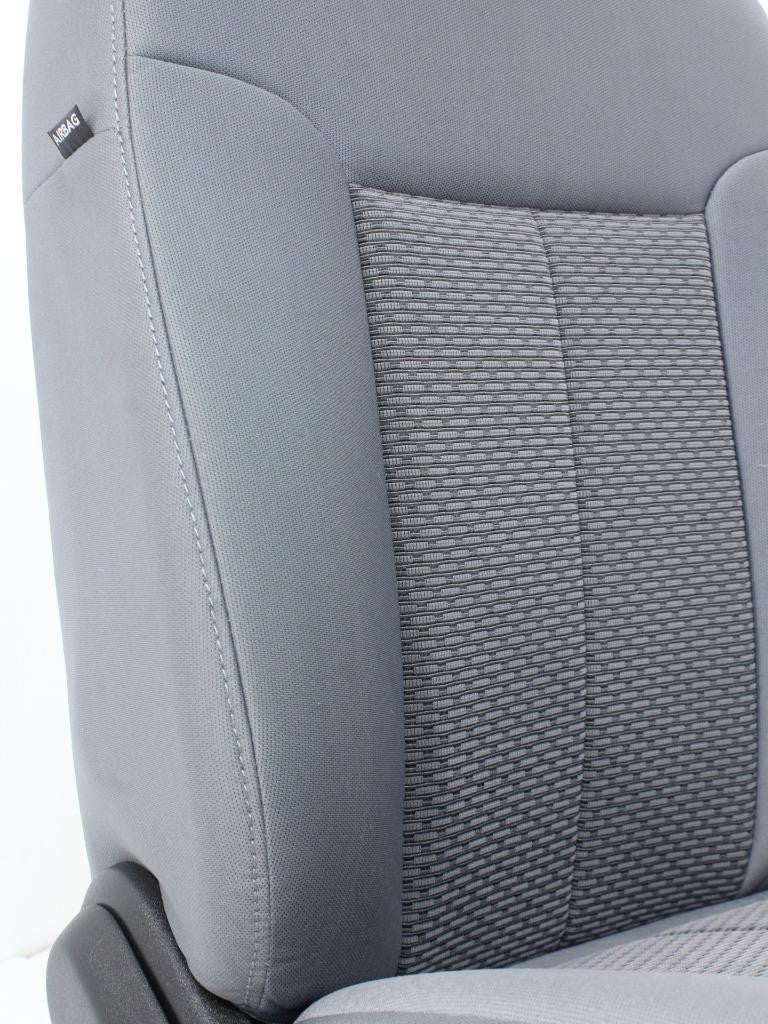 2011 - 2016 Ford Super Duty Front Seats, XLT Gray Cloth w/ Power Driver Fits 99+