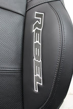 2009-2024 Dodge Ram Rebel Black Leather Heated & Cooled Front and Rear Seats