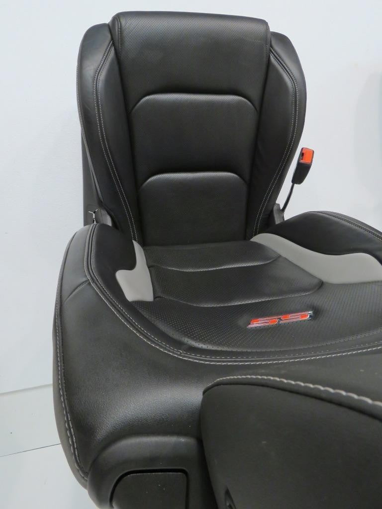 2016 - 2024 Camaro Seats, Front Rear Coupe, 2SS Black Leather Heated Ventilated