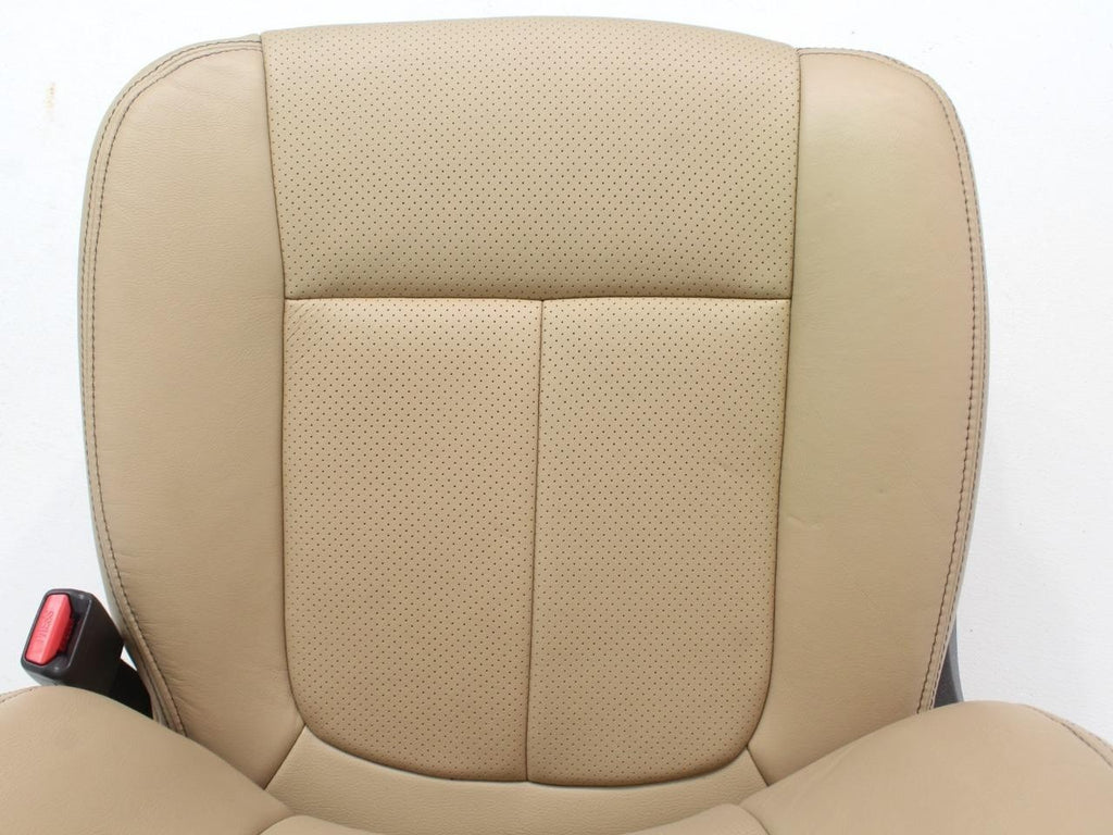 2011 - 2016 Ford Super Duty Seats, Lariat Adobe Tan Leather, Heat Cool, Front