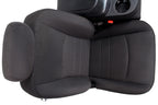 2002 - 2024 OEM Dodge Ram Front Seat, Split Bench, Manual Black Cloth w Jumpseat