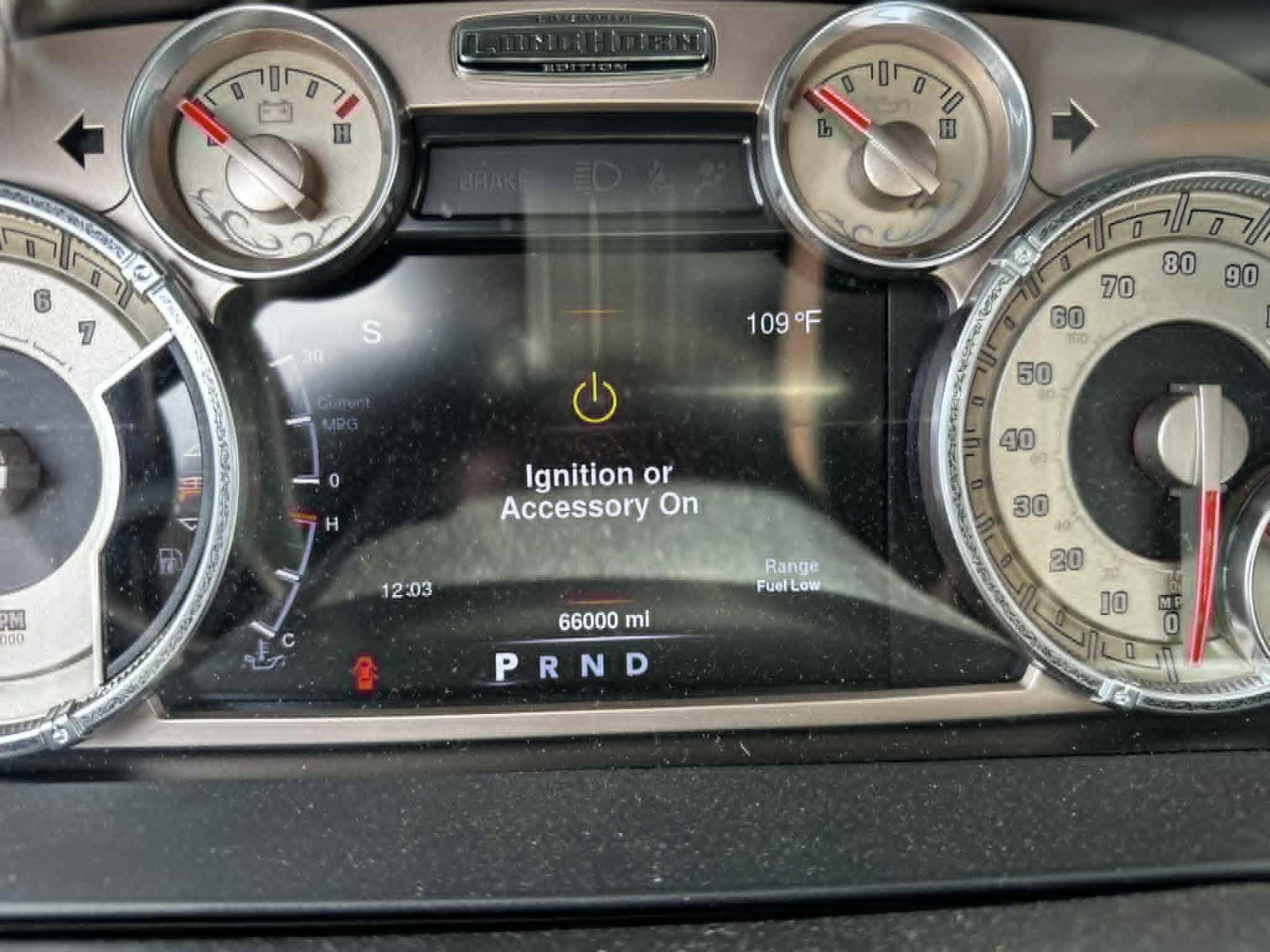 2013-2018 Ram 1500 Laramie Longhorn OEM Cluster Speedometer 7" EVIC GAS MPH 66k