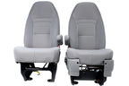 Ford Econoline SEATS E150 E250 E350 front POWERED RV Buckets with LUMBAR GRAY