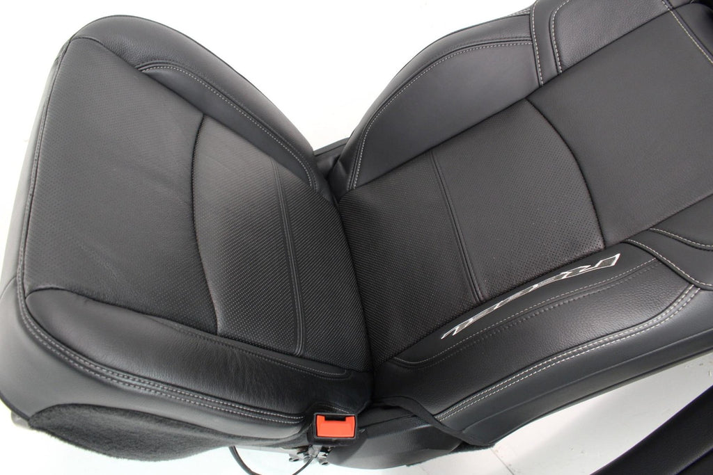 2009-2024 Dodge Ram Rebel Black Leather Heated & Cooled Front and Rear Seats