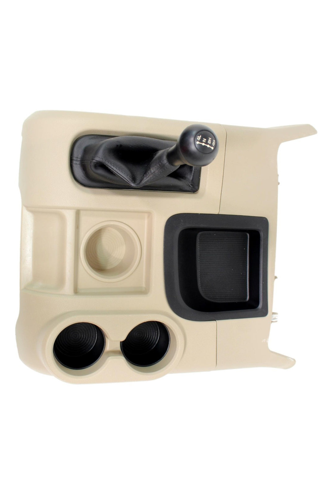 OEM 2013 - 2018 Dodge RAM Diesel Lower Floor Console, Cupholder & Shifter, Tan