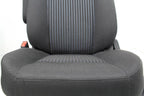 2015 - 2026 Ford Transit Front Seats, Charcoal Cloth w/ Heated Power Driver Seat