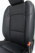 18-25 Jeep Wrangler SAHARA Gladiator JT Heated Power Leather Seats Black NEW OEM