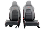 2022 - 2025 VW Golf GTI Mk 8.5 Seats Set Two-Tone Leather Black Gray Heat Cool