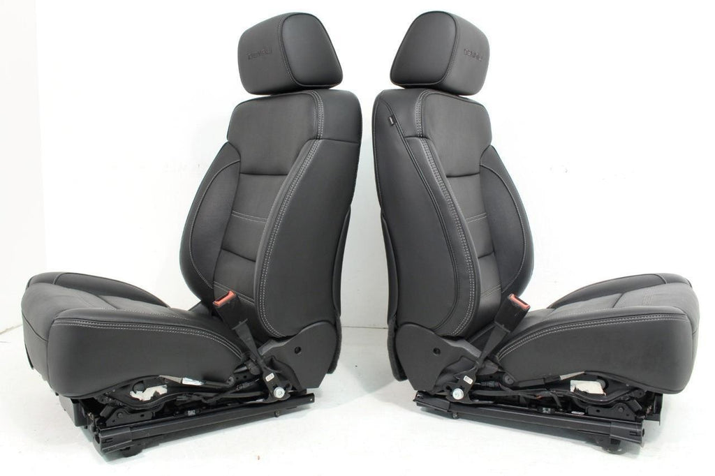 2015-2017 GMC Yukon Denali Front Seats, OEM Black Leather Heated Cooled