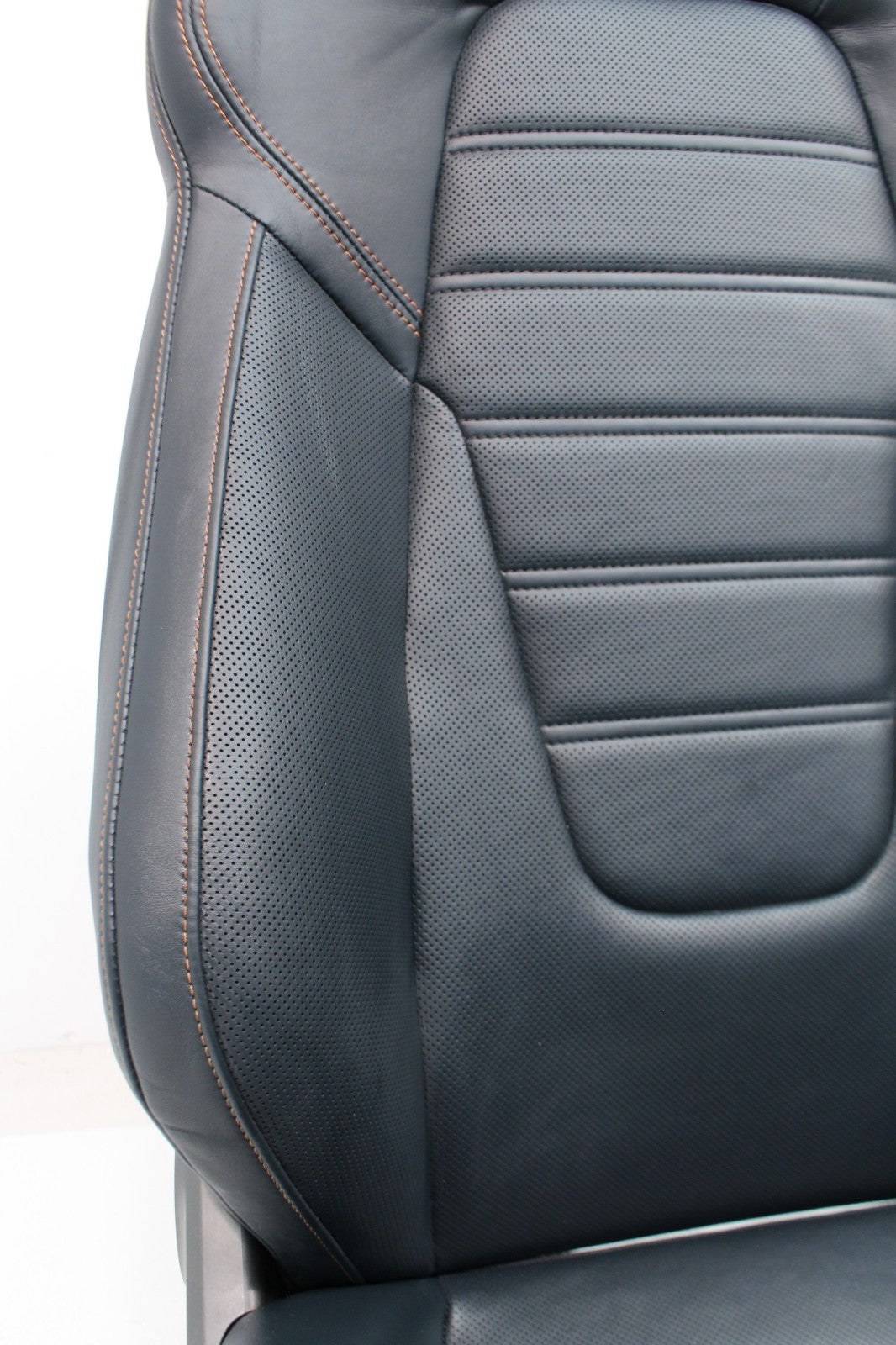 2020 2024 Porsche 911 992 Sport Seats 18-Way Graphite Blue Leather Cognac Stitch