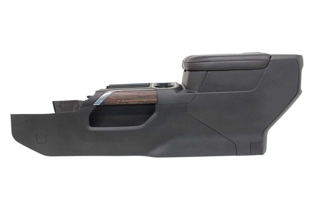 2019 - 2023 GMC Sierra Chevy Silverado Center Console, Black w/ Woodgrain OEM