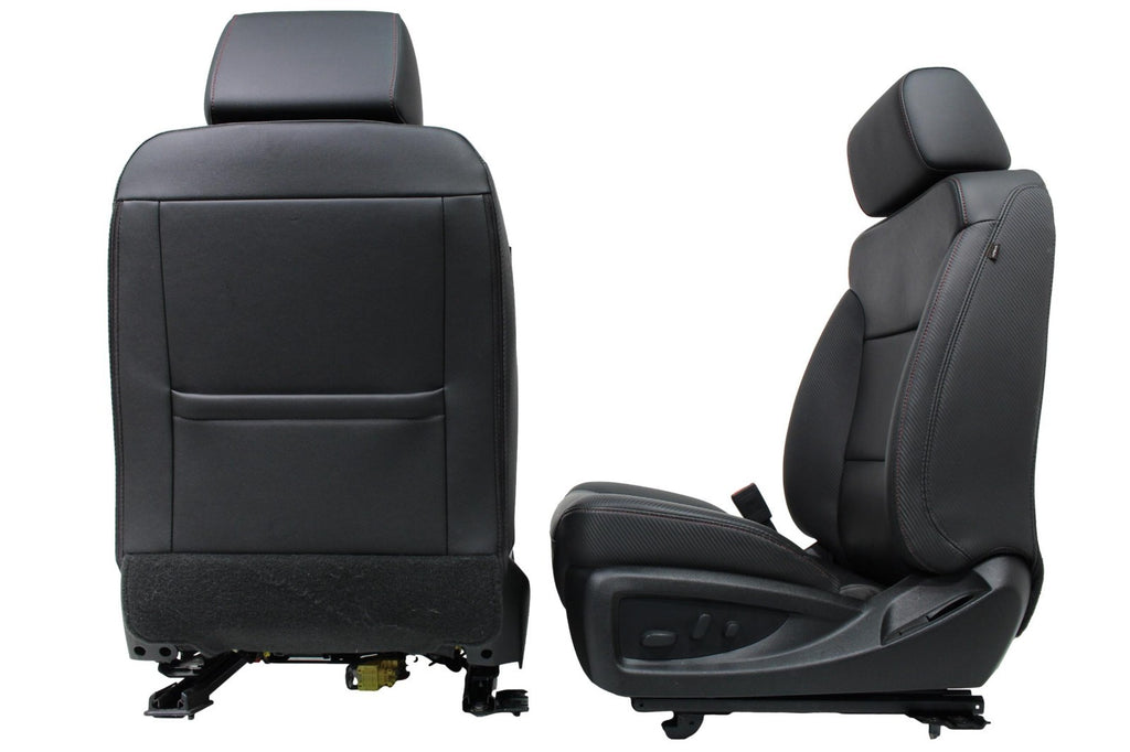 2014 - 2018 Silverado Sierra Front Seats, SLT All Terrain Leather w Carbon Fiber
