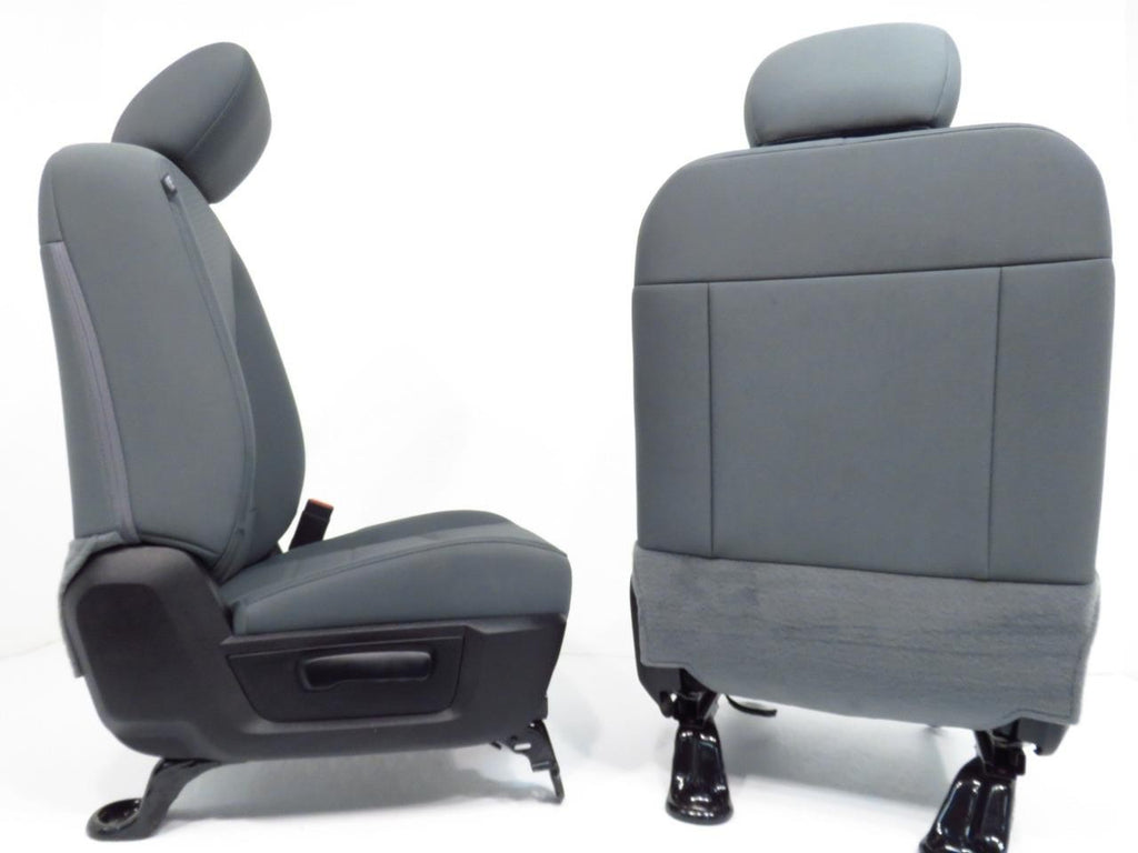 2009 - 2018 Dodge Ram Front Bucket Seats, Diesel Gray Cloth Manual, Fits 02-08!