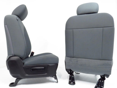 2009 - 2018 Dodge Ram Front Bucket Seats, Diesel Gray Cloth Manual, Fits 02-08!