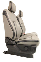 2015-2022 Ford F150 Super Duty Reg Cab Seats, XLT w/ Katzkin Earth Gray Leather