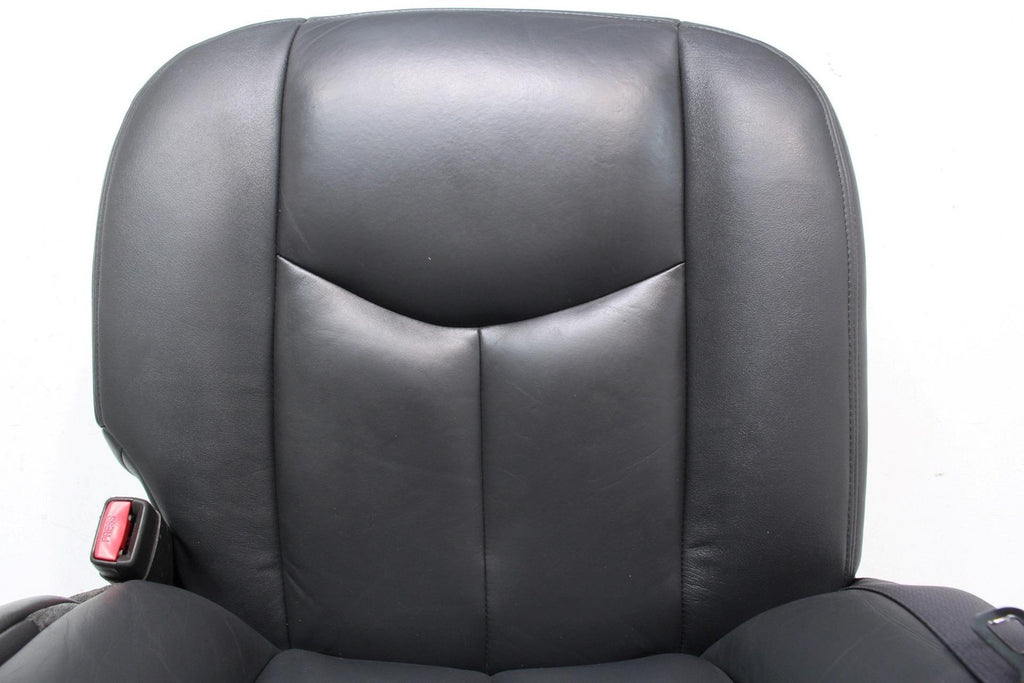 99-06 Sierra Silverado Front Seats, Dark Pewter Leather, Power Lumbar Bolster