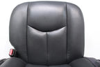 99-06 Sierra Silverado Front Seats, Dark Pewter Leather, Power Lumbar Bolster