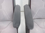 Ford Econoline Front Bucket Seats, Powered Gray Cloth w/ Folding Armrests, 1997+