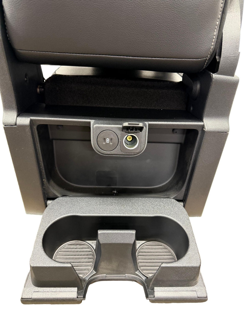 2021-2026 F150 Super Duty Console → Jump Seat Conversion Kit, Black Leather Used