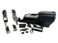 15-22 Ford F150 Super Duty Center Console Black Platinum Red Stitch w/o Shifter